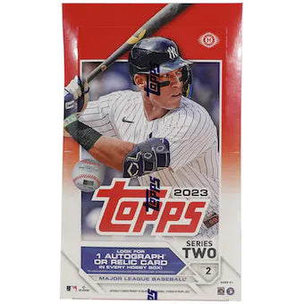 2023 Topps Series 2 Baseball Hobby Box (1 Autograph or Memorabilia Card per Box)