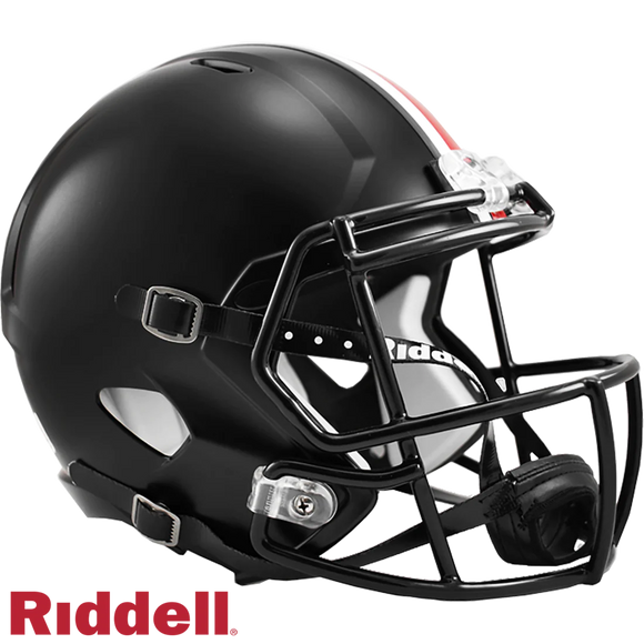 Unsigned - Ohio State Buckeyes Speed Black Alternative Replica Full Size Helmet