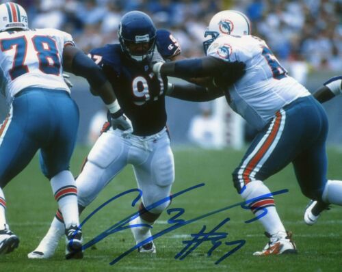CHRIS ZORICH Signed 8x10 Photo Chicago Bears