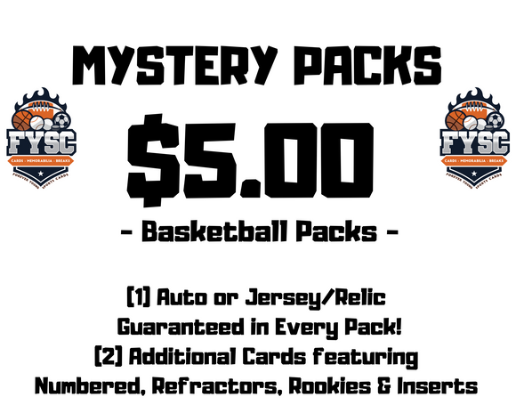 FYSC MYSTERY PACKS - $5 Basketball Edition