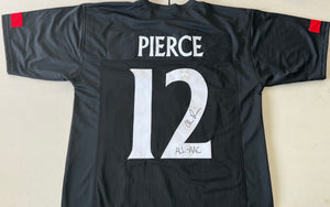 ALEC PIERCE Signed Cincinnati Bearcats Black Football Jersey All-AAC Inscription JSA COA