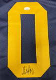 MIKE SAINRISTIL Signed Michigan Wolverines Blue Football Jersey JSA COA