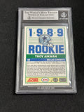 1989 Score TROY AIKMAN Rookie Dallas Cowboys BGS 8.5