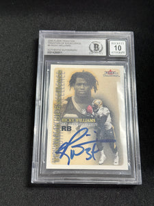 2000 Fleer Tradition RICKY WILLIAMS Tradition Of Excellence Auto New Orleans Saints Beckett Authentic 10 Auto