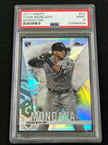 2016 Topps Finest YOAN MONCADA Refractor Rookie Chicago White Sox PSA 9