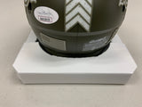 KERBY JOSEPH Signed Detroit Lions Salute To Service Mini Helmet JSA COA
