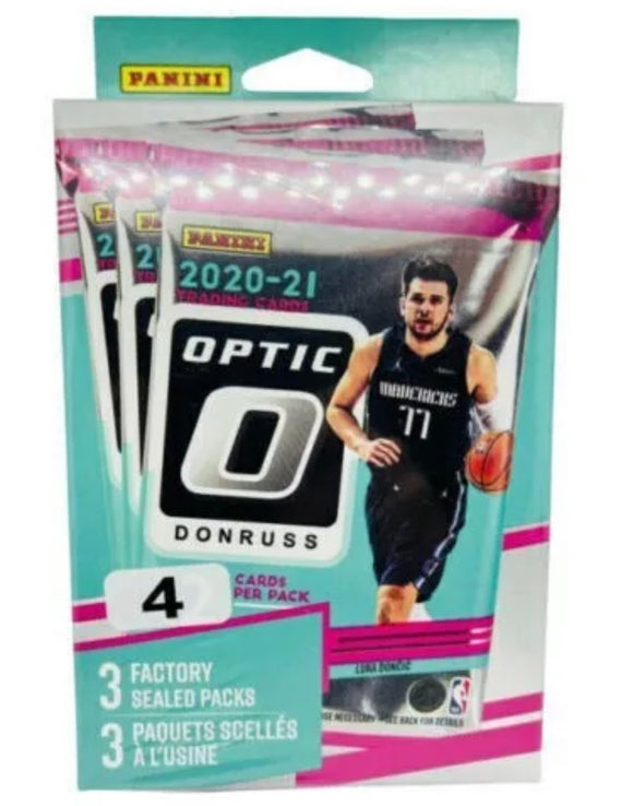 2020/21 Donruss Optic Basketball 3-Pack Hanger Box