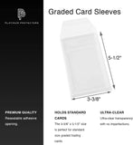 Platinum Protectors Sealed Pack Graded Card Sleeves for PSA Slabs (100 per Pack)