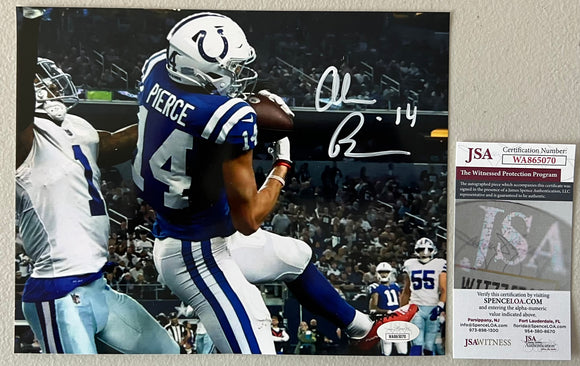 ALEC PIERCE Signed 8x10 Photo Indianapolis Colts JSA COA