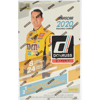 2020 Panini Donruss NASCAR Racing Hobby Box (1 Autograph & 2 Memorabilia per Box)