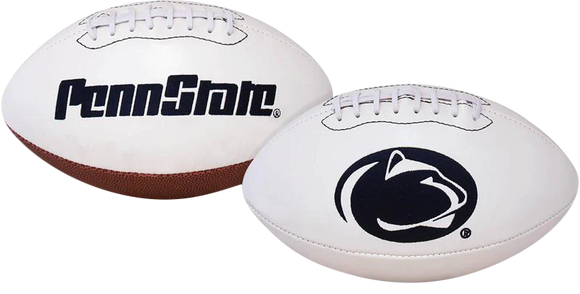 Unsigned - Penn State Nittany Lions White Panel Logo Football