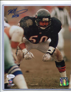 MIKE SINGLETARY Autographed Inscription HOF 98 8x10 Photo #2 Chicago Bears JSA COA