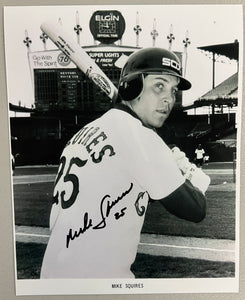 MIKE SQUIRES Signed 8x10 Photo Chicago White Sox