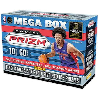 2021/22 Panini Prizm Basketball Mega Box (Red Ice Prizms!)