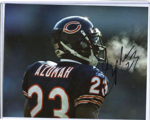 JERRY AZUMAH Autographed 8x10 Photo #2 Chicago Bears
