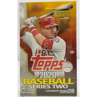 2020 Topps Series 2 Baseball Hobby Box (1 Autograph or Relic Card Per Box!)