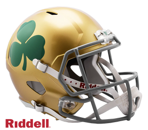 Unsigned - Notre Dame Fighting Irish Replica Shamrock Speed Full Size Riddell Helmet