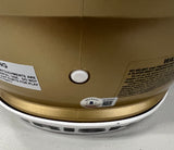 BENJAMIN MORRISON Signed Notre Dame Authentic Full Size Helmet God Country Notre Dame Inscription Beckett COA