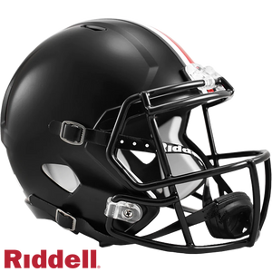 Unsigned - Ohio State Buckeyes Speed Black Alternative Replica Full Size Helmet