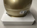 CHRIS ZORICH Signed Notre Dame Fighting Irish Speed Mini Helmet Beckett COA