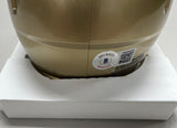 JOE ALT Signed Notre Dame Fighting Irish Speed Mini Helmet Go Irish Inscription Beckett COA