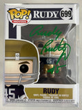 RUDY RUETTIGER Signed Rudy Funko Pop #699 Notre Dame Fighting Irish Beckett COA