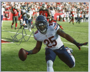 Ka’DEEM CAREY Autographed 8x10 Photo #2 Chicago Bears