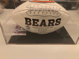 MATT SLAUSON Autographed Chicago Bears White Panel Football “Go Bears” JSA COA