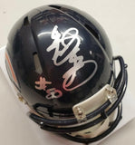 BERNARD BERRIAN Signed Chicago Bears Speed Mini Helmet JSA COA