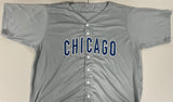 IAN HAPP Signed Chicago Cubs Grey Baseball Jersey JSA COA