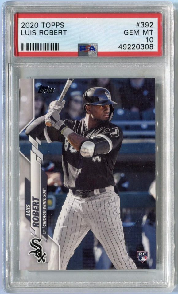 2020 Topps LUIS ROBERT Rookie Card Chicago White Sox PSA 10
