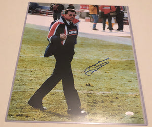 MIKE DITKA Autographed 16x20 Photo Iconic Middle Finger Photo Chicago Bears JSA COA