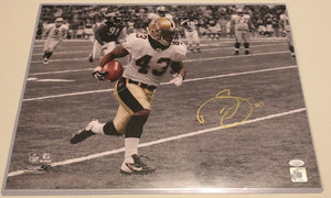 DARREN SPROLES Autographed 16x20 Photo New Orleans Saints Gold Ink JSA COA