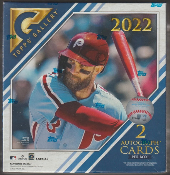 2022 Topps Gallery Baseball Mega Box (2 Autographs per Box)