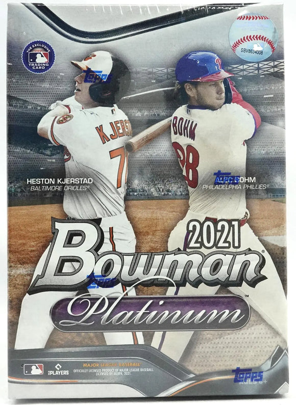 2021 Bowman Platinum Baseball 8-Pack Blaster Box