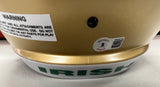 JOE ALT Signed Notre Dame Fighting Irish Full Size Shamrock Speed Replica Helmet (God, Country, Notre) (All-American) (Go Irish!) Inscriptions Beckett COA