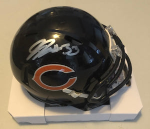 JAYLON JOHNSON Signed Chicago Bears Speed Mini Helmet JSA COA