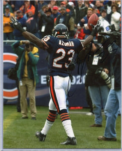 JERRY AZUMAH Autographed 8x10 Photo #1 Chicago Bears