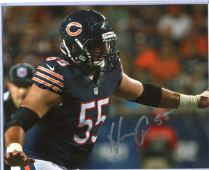 HRONISS GRASU Autographed 8x10 Photo #1 Chicago Bears