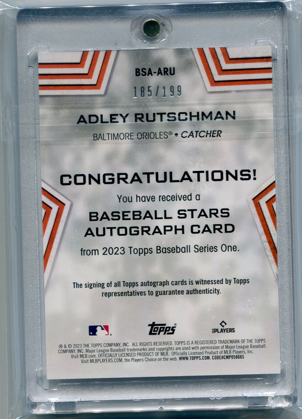Framed Adley Rutschman Baltimore Orioles Autographed 2023 MLB All-Star Game American  League Jersey