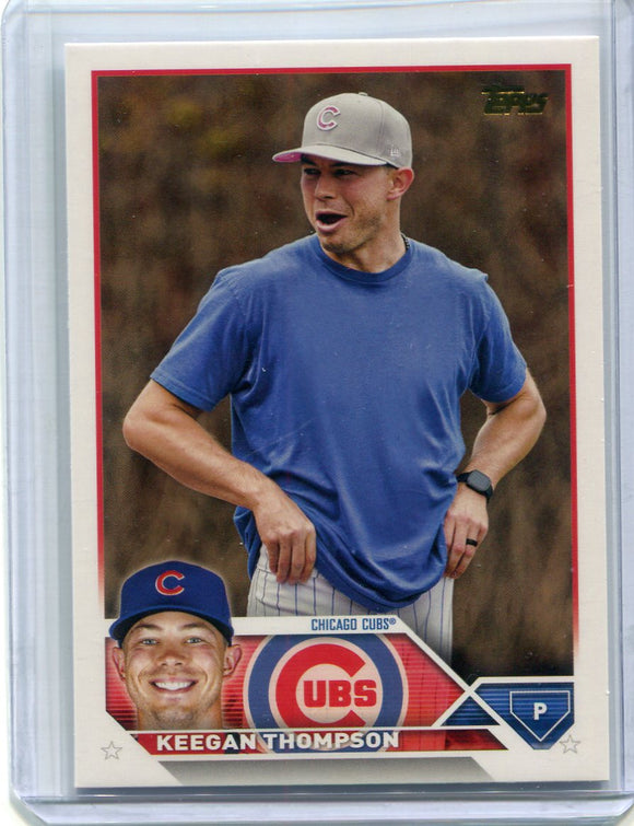 2023 Topps Series One KEEGAN THOMPSON SSP Chicago Cubs
