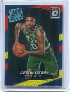 2017-18 Optic Basketball JAYSON TATUM Red/Yellow Rookie Boston Celtics
