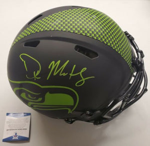 DK METCALF Signed Full Size Authentic Eclipse Helmet Seattle Seahawks Beckett COA