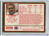 1991 Action Packed CHRIS ZORICH Signed Rookie Card Notre Dame Fighting Irish Chicago Bears