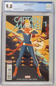 Marvel Comics CAPTAIN MARVEL #1 3/16 CGC 9.8