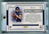 2017 Donruss Certified Cuts MITCHELL TRUBISKY Auto /15 Jersey Relic Rookie Chicago Bears