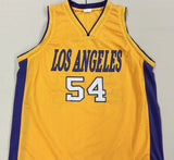 HORACE GRANT Signed Yellow Los Angeles Lakers Basketball Jersey Beckett COA