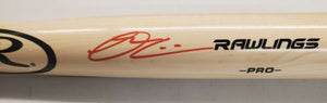 OWEN CAISSIE Signed Rawlings Pro Bat Red Ink Auto Chicago Cubs JSA COA
