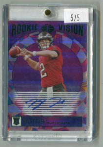 2021 Panini Illusions KYLE TRASK Rookie Auto 5/5 Tampa Bay Buccaneers